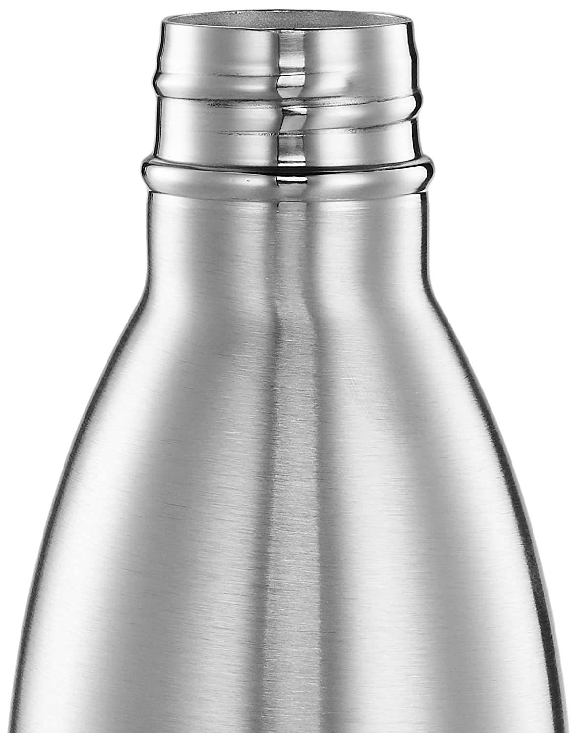 Milton Thermosteel Glassy Flask 1000, Double Walled Vacuum Insulated 1000  ml | 34 oz | 1 qt. | 24 Hours Hot and Cold Flask with Cover, 18/8 Stainless